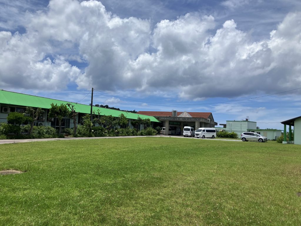 特別養護老人ホーム北斗園 中庭風景