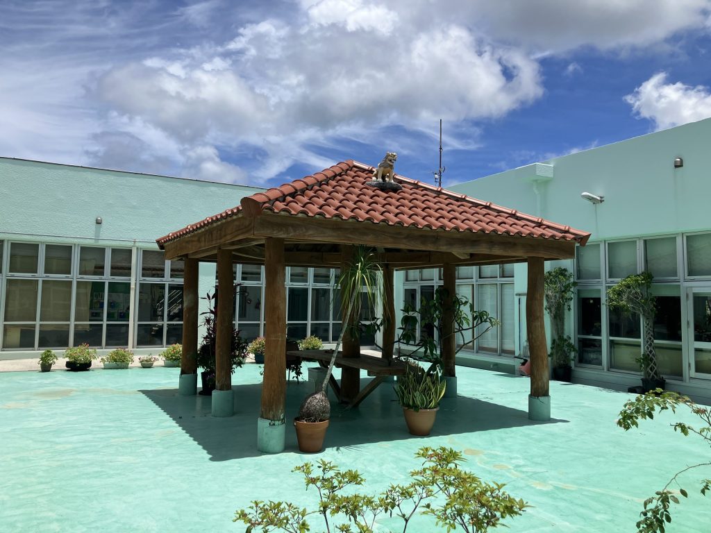 特別養護老人ホーム北斗園 中庭風景
