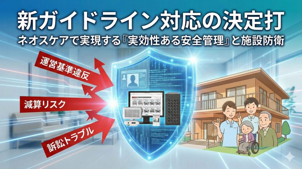 【徹底解説】介護保険施設等における事故予防及び事故発生時の対応に関するガイドラインへの対応と、ネオスケアの有効性